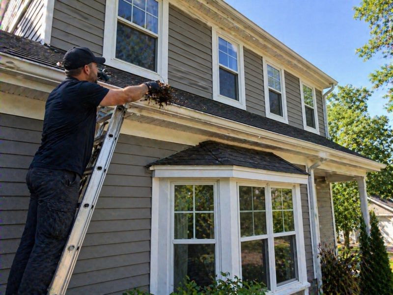 Gutter Pine Needle Removal in Longmont, CO