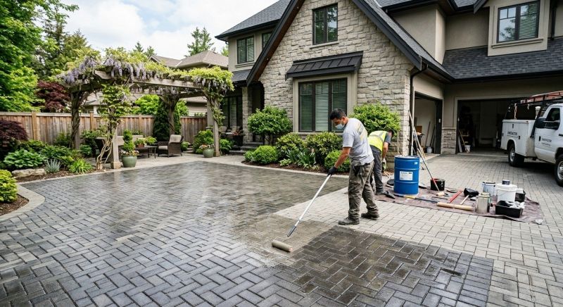 Porch Concrete Sealing in Alpharetta, GA
