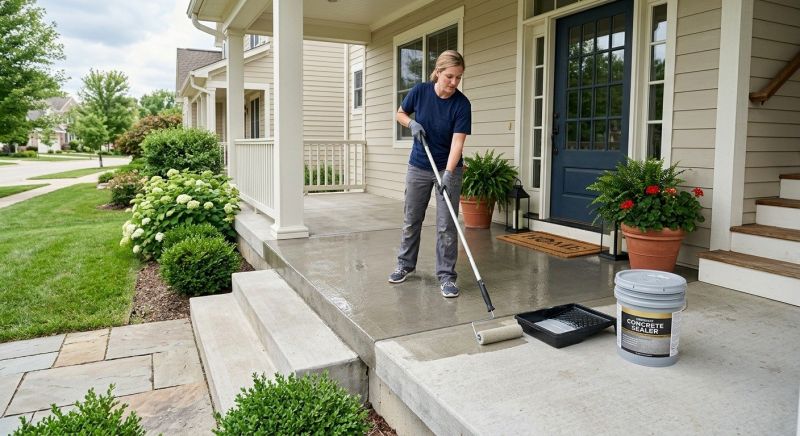 Sidewalk Concrete Sealing in Gig Harbor, WA